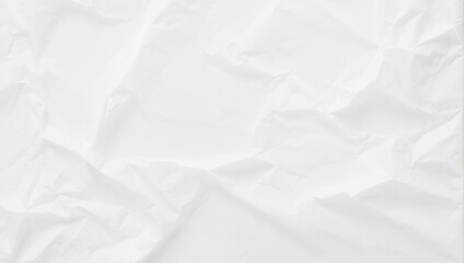 The texture of the white paper is crumpled. Background for various purposes.