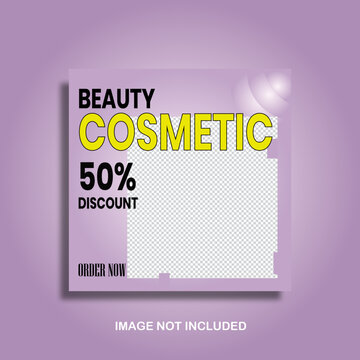 Fashion sale Instagram post Banner template, Fashion Sale Minimal Square Banner Template Vector