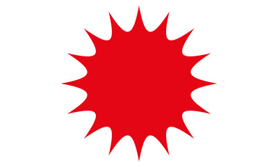 ギザギザ吹き出し　パンク