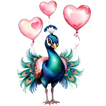 Peacock PNG clip art image