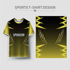 Sports jersey and background Design