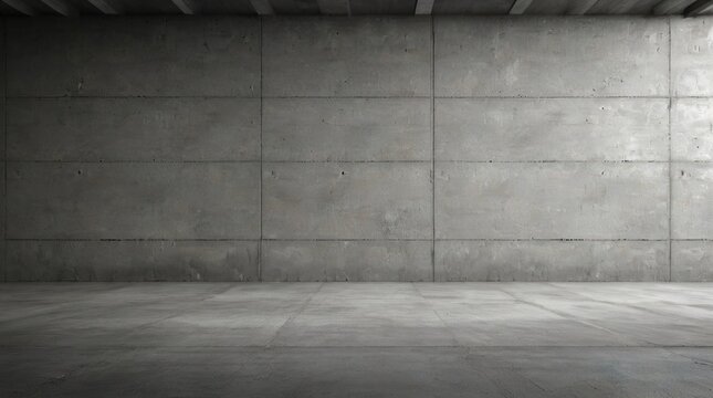Studio room background with cement concrete texture