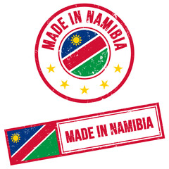 Made in Namibia Stamp Sign Grunge Style
