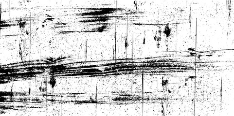 Rough black and white texture vector. Distressed overlay texture. Grunge background. Abstract textured effect. Vector Illustration.