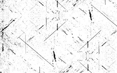 Rough black and white texture vector. Distressed overlay texture. Grunge background. Abstract textured effect. Vector Illustration.