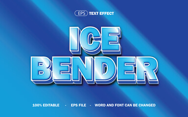 ICE TEXT STYLE EDITABLE TEXT EFFECT