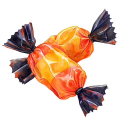 Halloween Candy Orange and Black