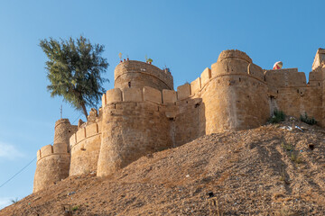 historic Jaisalmer Fort in Rajasthan, India - 753068729