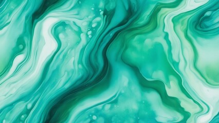Obraz premium abstract blue background An abstract watercolor paint background by teal color blue and green with liquid fluid texture 