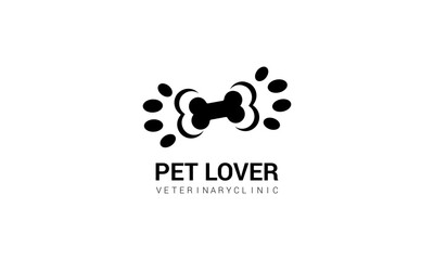 Fototapeta na wymiar Beagle head dog logo vector illustration