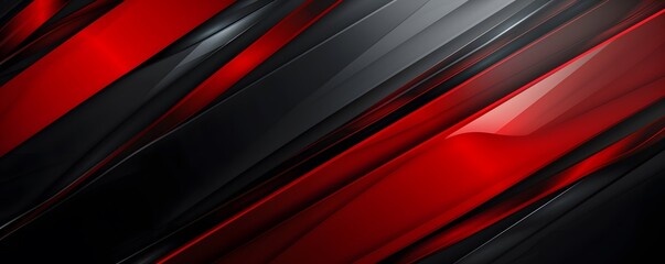 Abstract high contrast red and black background. red and black shapes background suitable for wallpaper, web banner, cover 