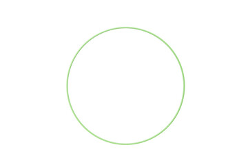 green circle, frame, set icon
