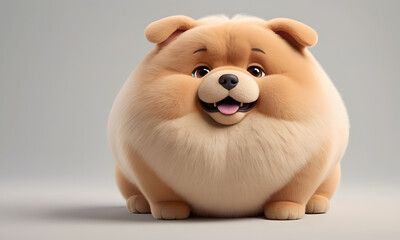 Cute Chubby dog