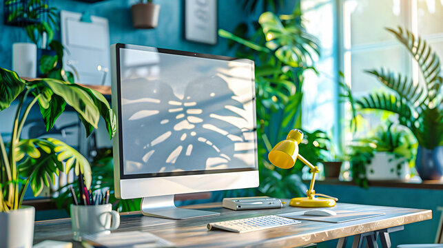 A Workspace in Harmony, Where Creativity and Calm Reside, An Ode to Modern Design and Function