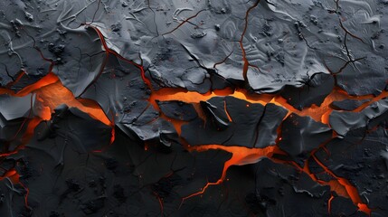 Dynamic 3D Render: Open Fracture with Vibrant Cracked Textures