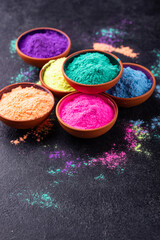 Gulal colors for Indian Holi festival