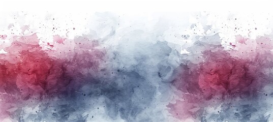 Modern abstract soft colored background with watercolors in dominant red and purple hues