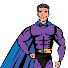 superhero pop art costume