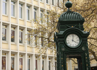 Fototapeta na wymiar old clock tower in Germany, Hannover