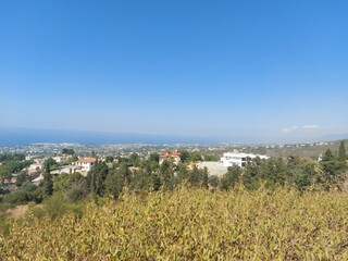 Beautiful view of the village. Cyprus.