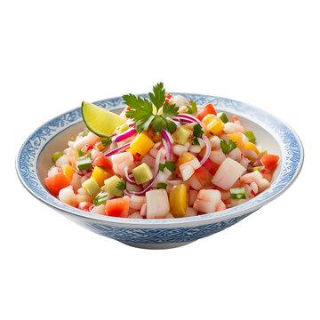 Ceviche Pickles image isolated on a transparent background PNG photo