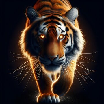 tiger head vector Ai generated 