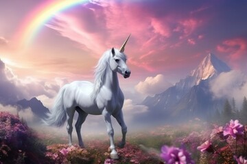 Obraz na płótnie Canvas Fabulous Magic Unicorn