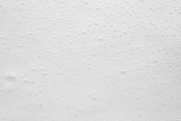 Abstract white soap foam bubbles texture background