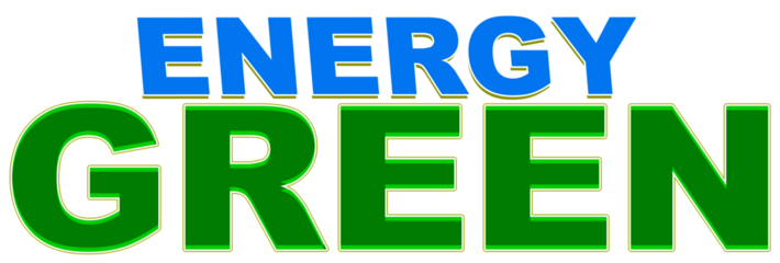 Green energy concept, text, creative, design word, Illustration, 