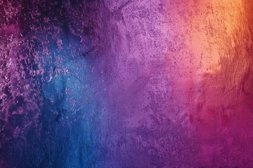 Purple orange blue pink grainy gradient background abstract poster design noise texture copy space - obrazy, fototapety, plakaty