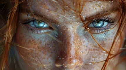  woman eye