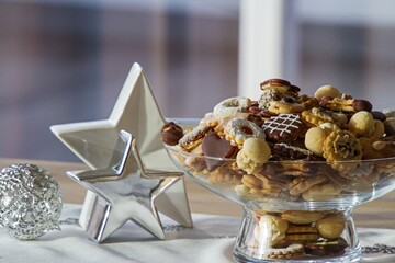 Handmade Christmas pastries are festive works of art, crafted with love and adorned with delightful...