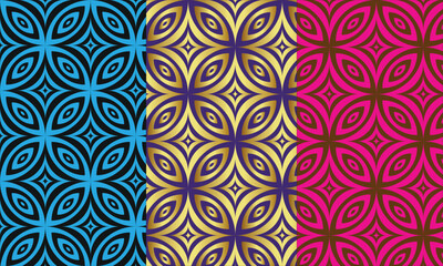Geometric mosaic tile background for print, fabric etc...