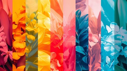 Vibrant color palette inspired by the music festival atmosphere --ar 16:9