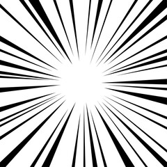 Black and White Burst