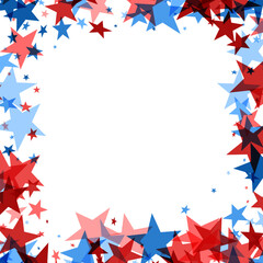Fototapeta premium Star Spangled Frame