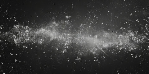 black and white image with space background, Dust and scratches old film effect, Black grunge old photo abstract background.banner