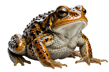 Generative AI full height toad portrait, no background png