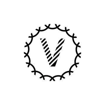 Letter V Data Tech Logo Concept, Right Logo,v Sign Royalty Free SVG,  Cliparts, Vectors, and Stock Illustration. Image 62541930.