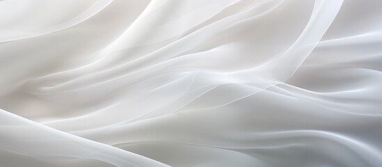 White curtain fabric texture Close up of sheer curtain surface - obrazy, fototapety, plakaty