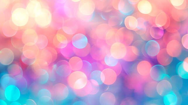 Beautiful colorful abstract bokeh background