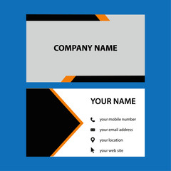 Business card design unique new modern vector eps free print custom and online business card design for your company or business