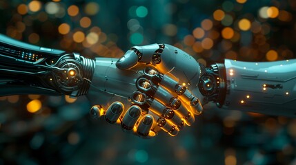 A handshake between human and AI