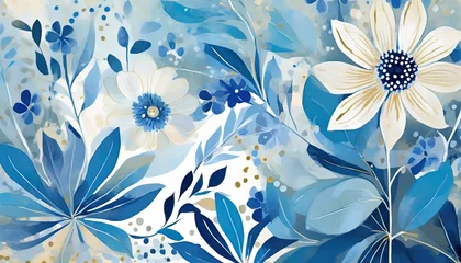 Papier Peint photo Lavable Papillons en grunge blue background