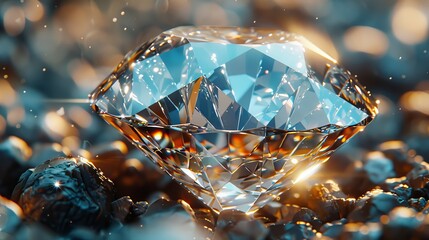 Diamond close-up image