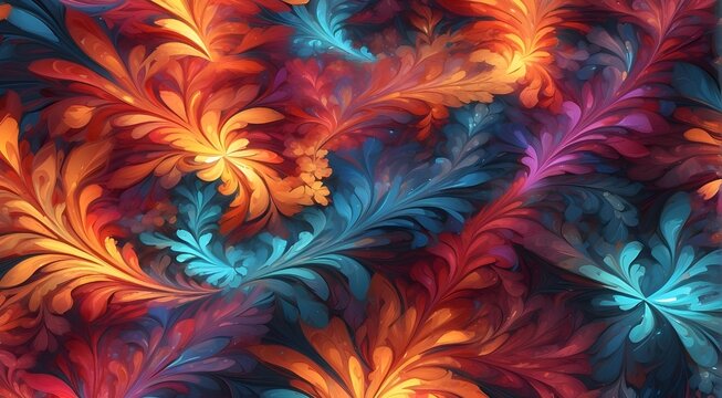 wallpaper featuring marijuana Abstract paint strokes in a vibrant symphony of hues, colorful feather background, and vibrant carnival design with masks and feathers