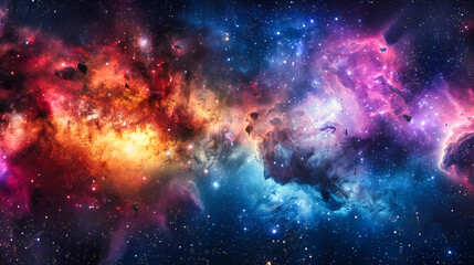 In the Infinite Dance of Cosmic Dreams, Galaxies Whisper the Secrets of the Universe, A Canvas of...