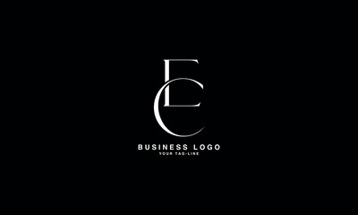 CE, EC, C, E, Abstract Letters Logo monogram