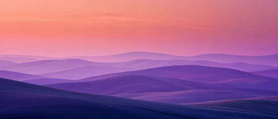 Fotobehang sunrise in mountains © Lemar