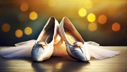 ballerina shoes - obrazy, fototapety, plakaty